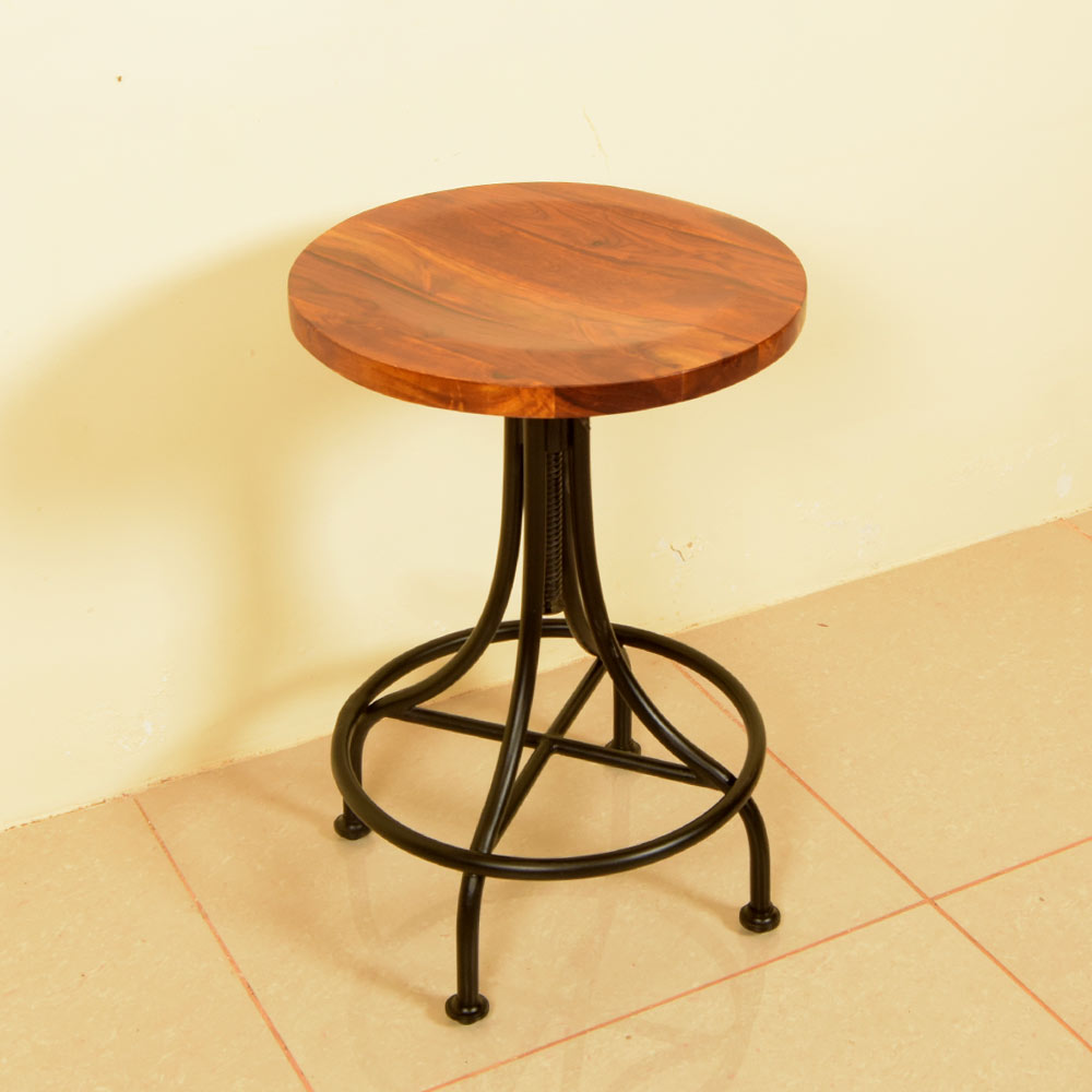 Wood Decor Meena Bar Stool Adjustable Height - Furniture Store In Perth