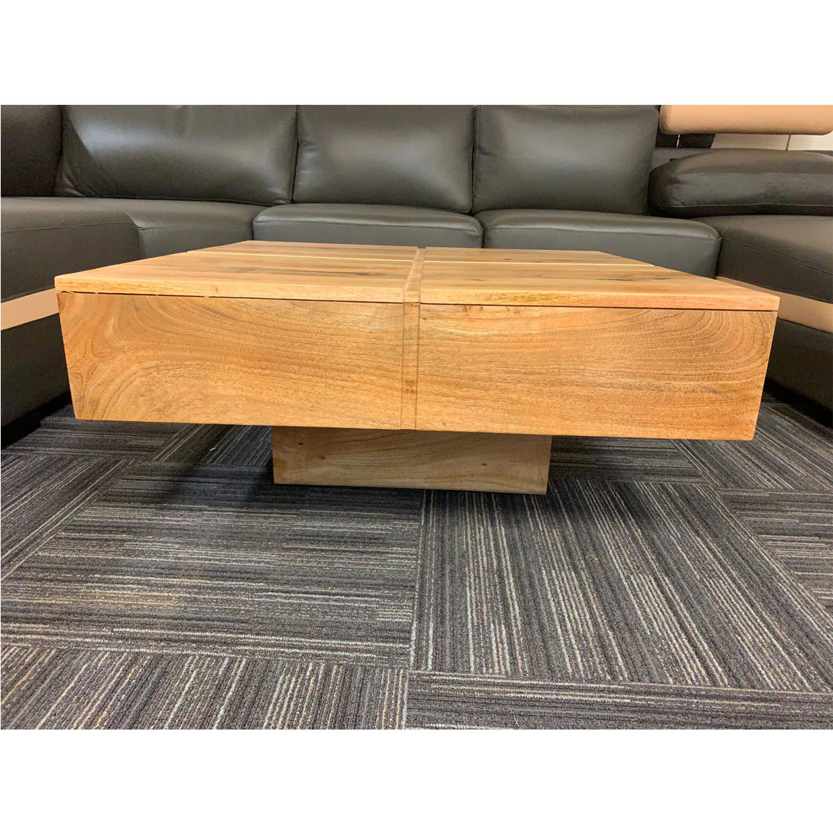 Wood Decor Four Square Coffee Table Mango Wood Furniture Store