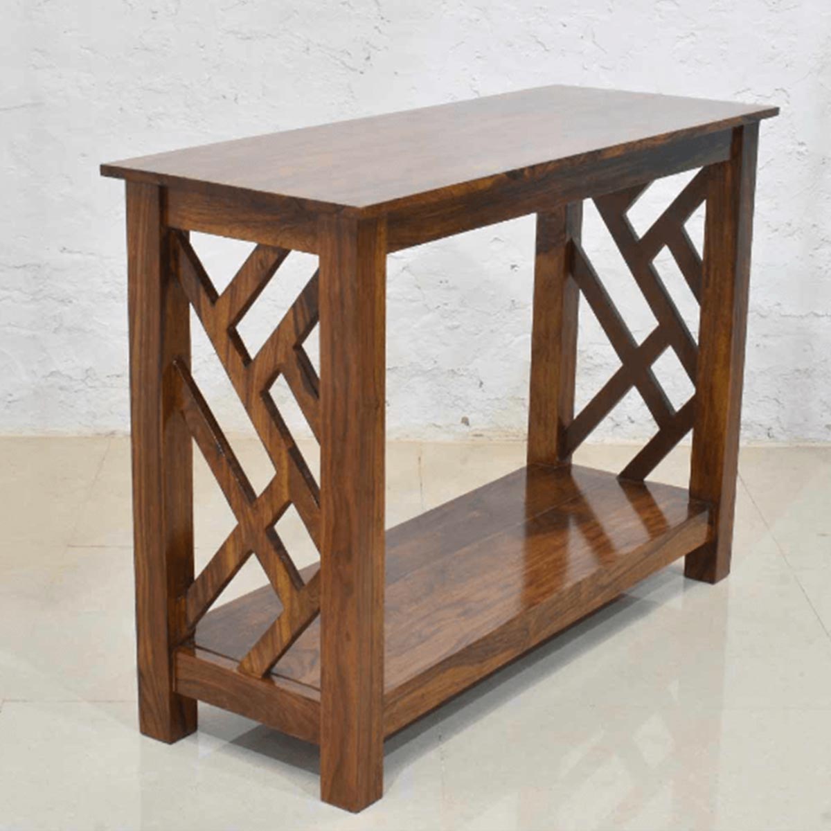 Wood Decor Zigzag Console Table Furniture Store In Perth Australia