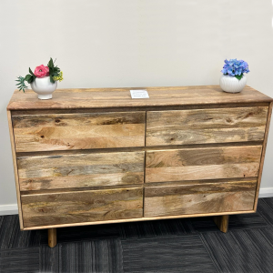 wooden sideboard