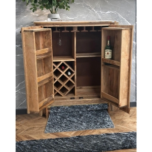 wood bar cabinet