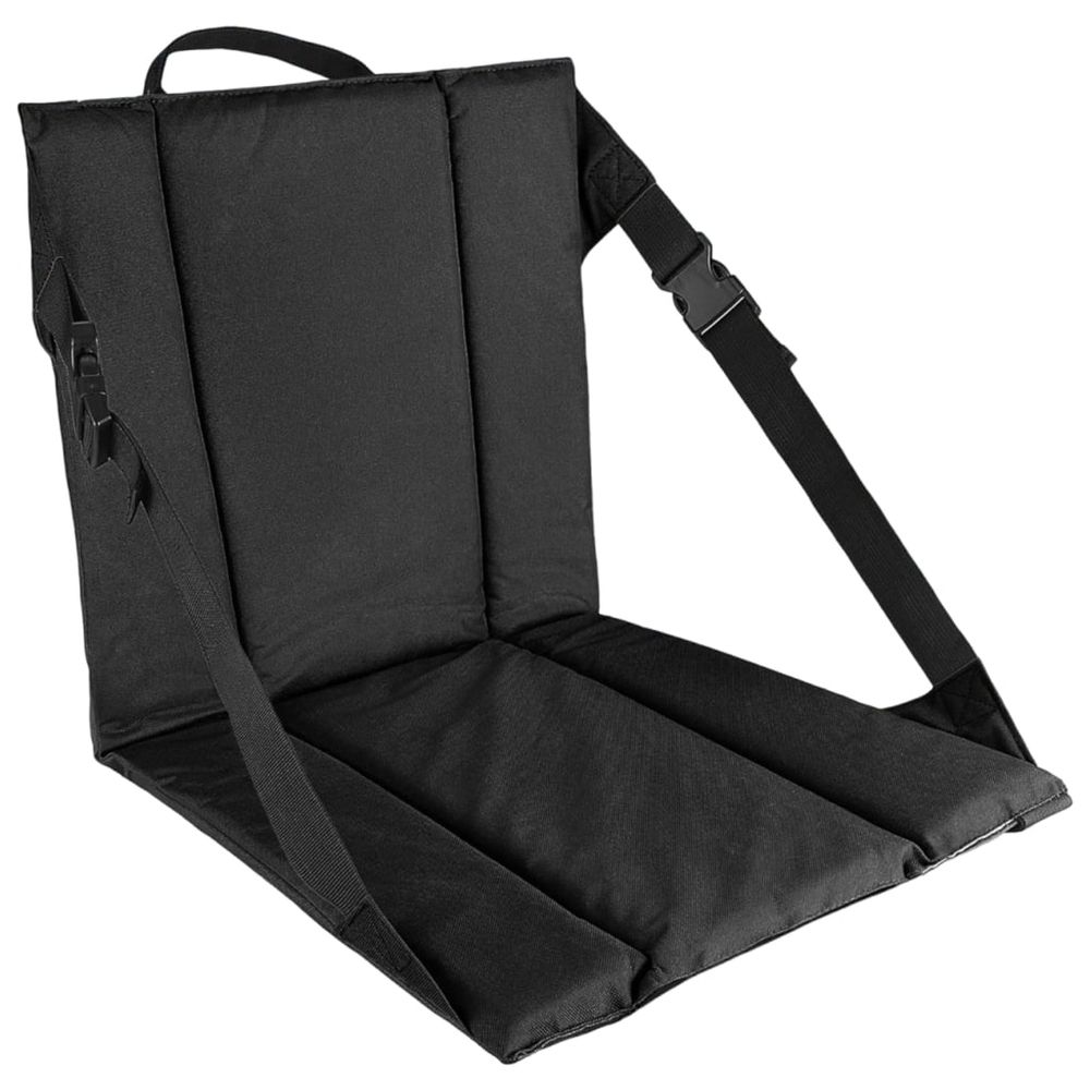 Foldable Stadium Seat Cushion with Adjustable Shoulder Strap Waterproofs Designs for Outdoor Camping Office Event